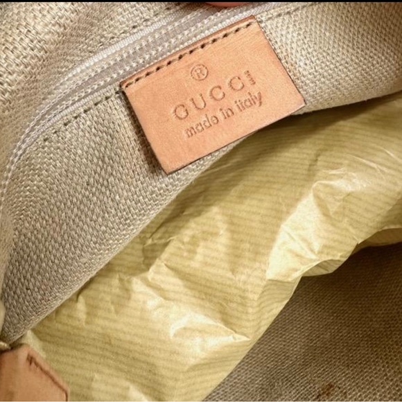 GUCCI FLORA Canvas Calfskin Medium Flat Messenger Bag Crossbody Shoulder Handbag - Picture 13 of 15